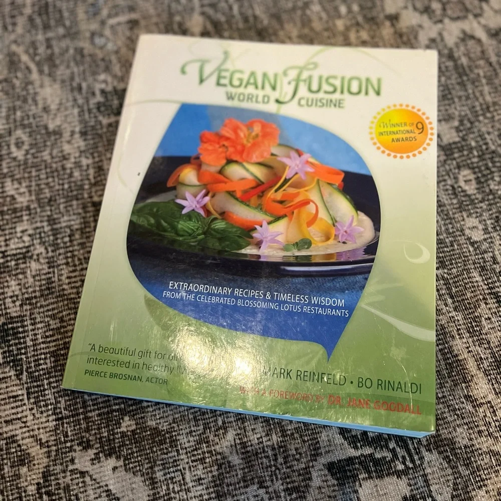 Vegan Fusion World Cuisine Recipe Book Blossoming Lotus