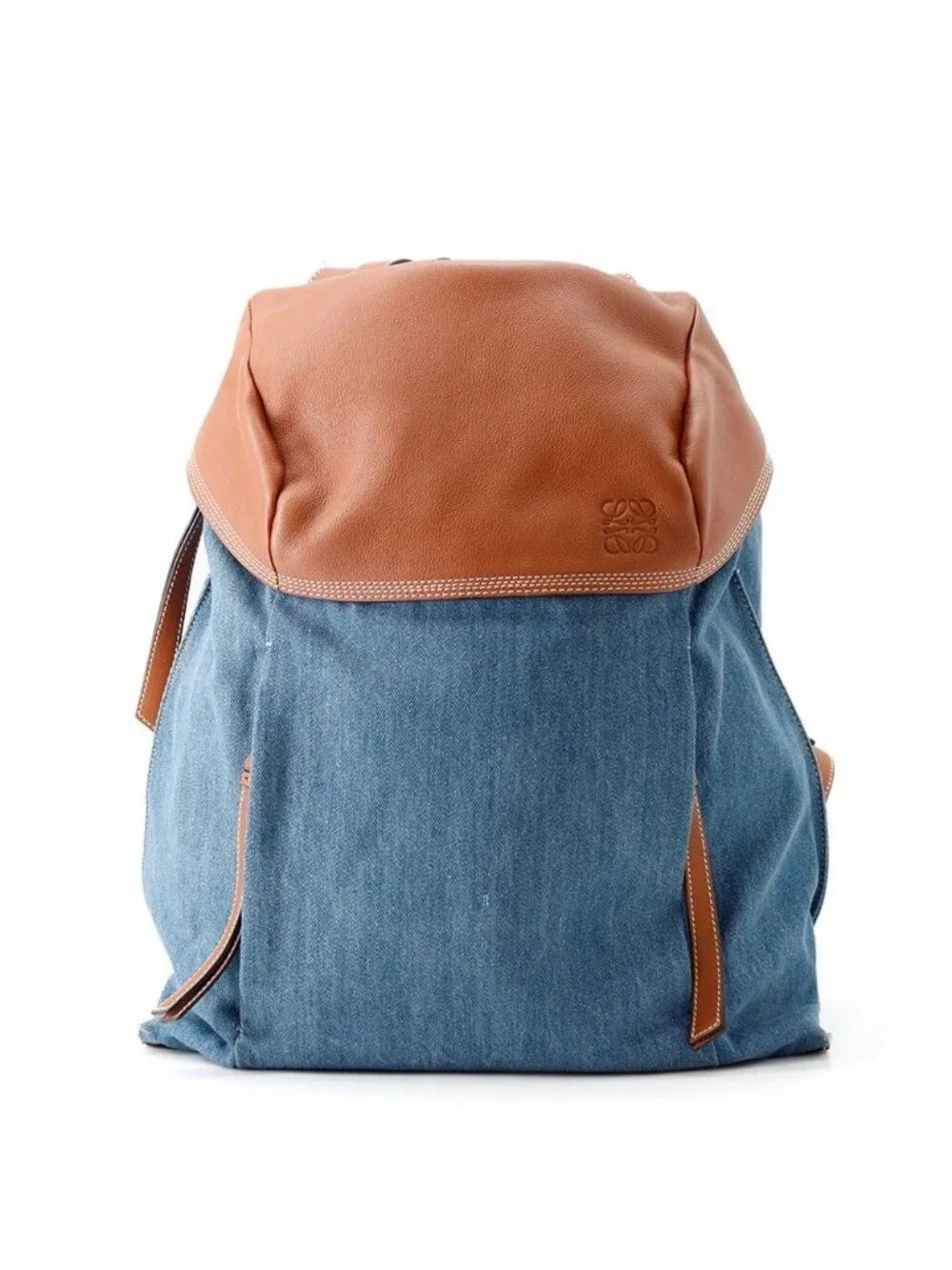 Loewe Backpack T Small Denim Leather