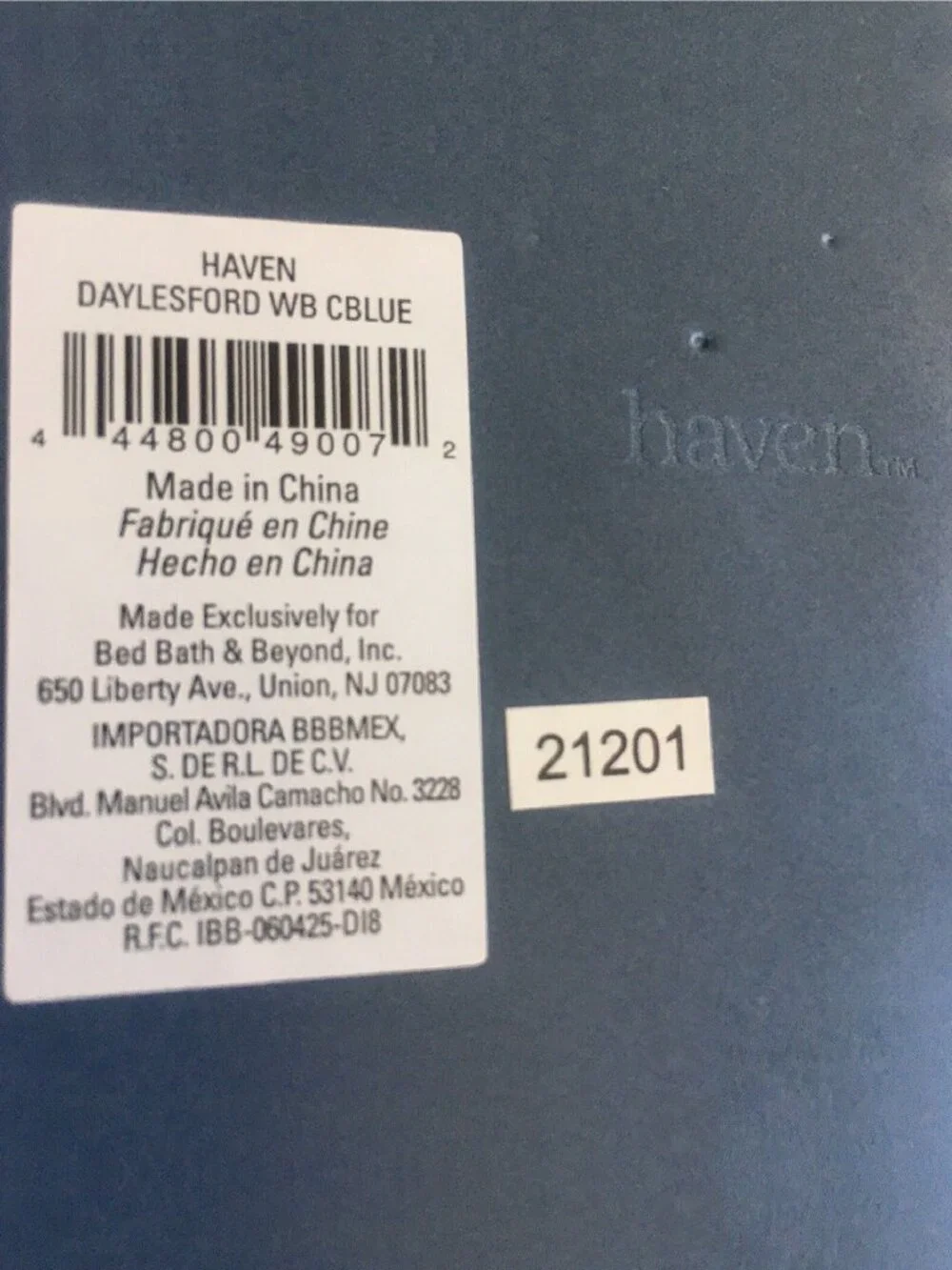 Haven brand new
