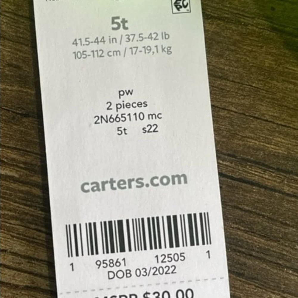 Carters bright yellow