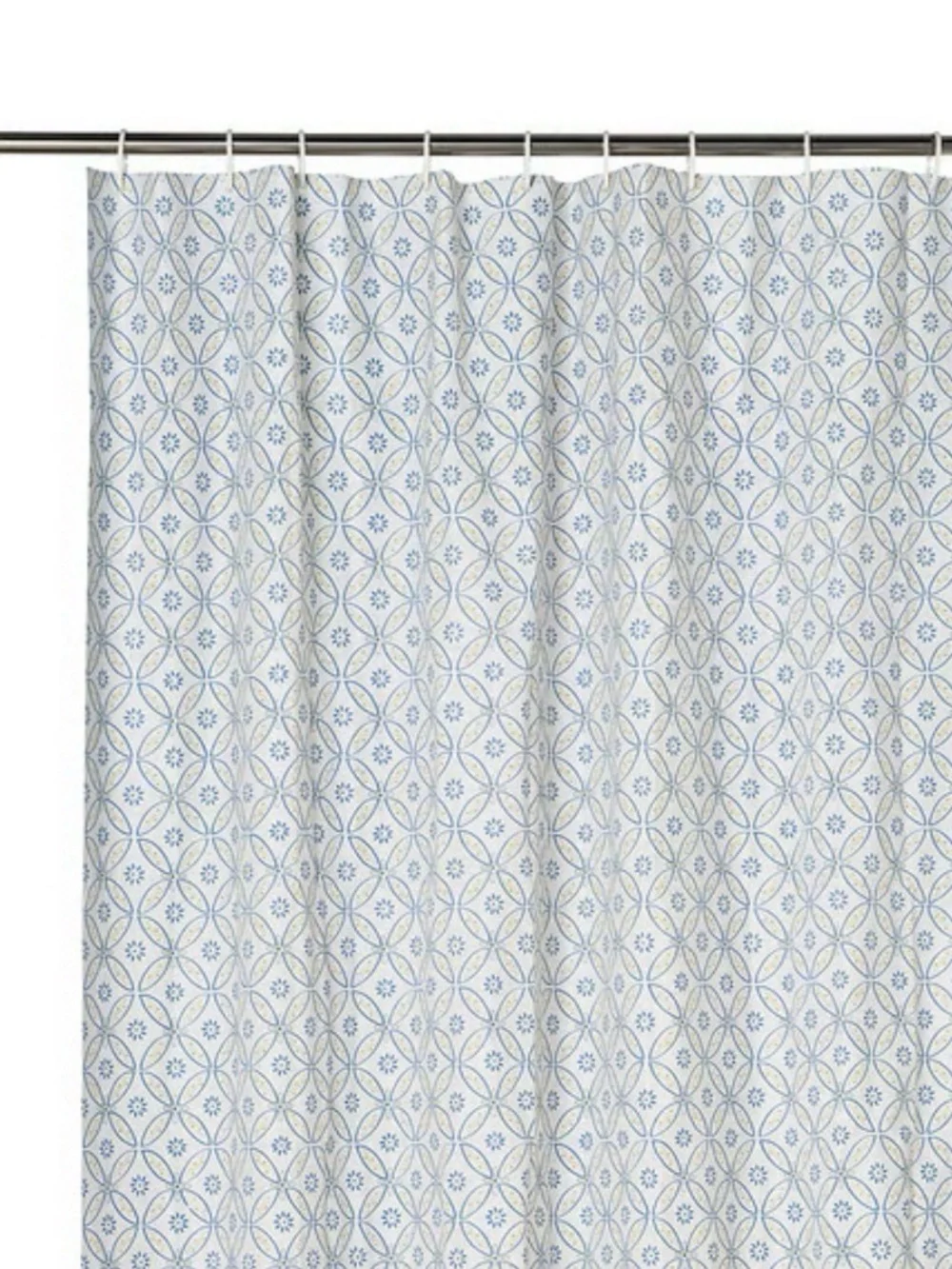 Blue Geometric Shower Curtains - 72”x72”