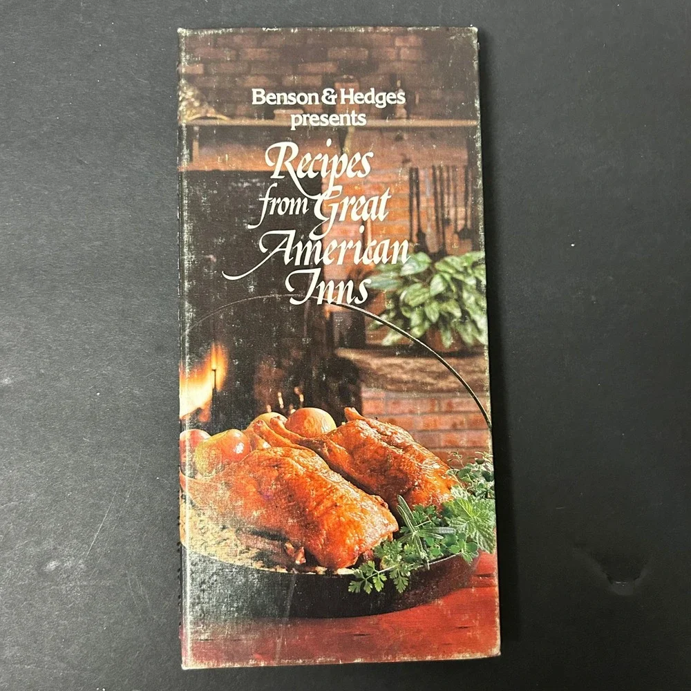 Vintage 1981 Benson &‎ Hedges Recipes from Great American Inns Book