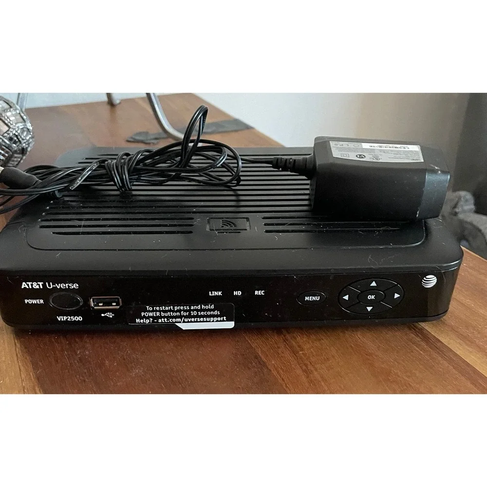 AT&T U-Verse VIP 2500 Wireless‎ Receiver and Power Supply