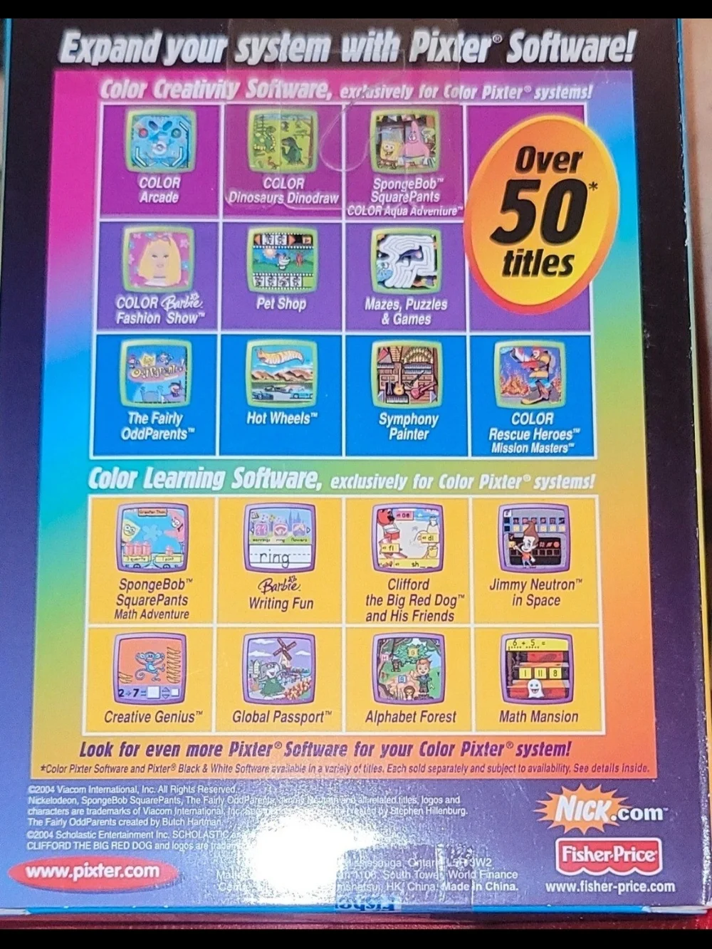 Fisher-Price color pixter