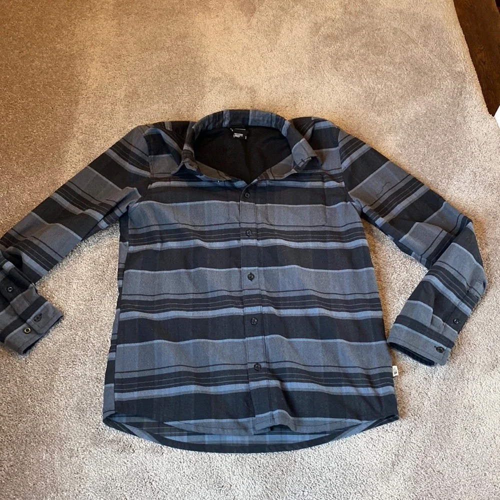 The North Face Button Down Striped Top SIZE M