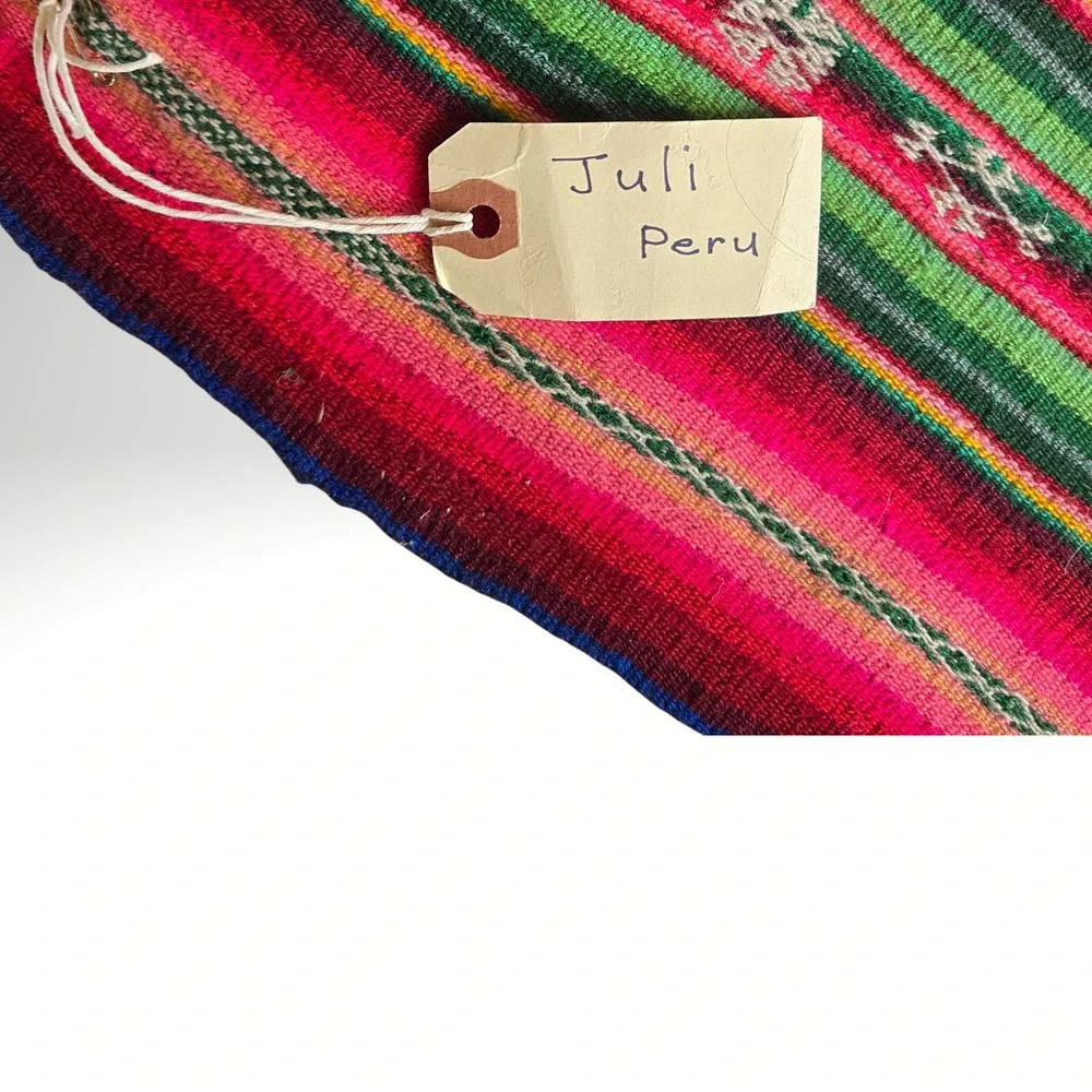Handmade traditional peruvian