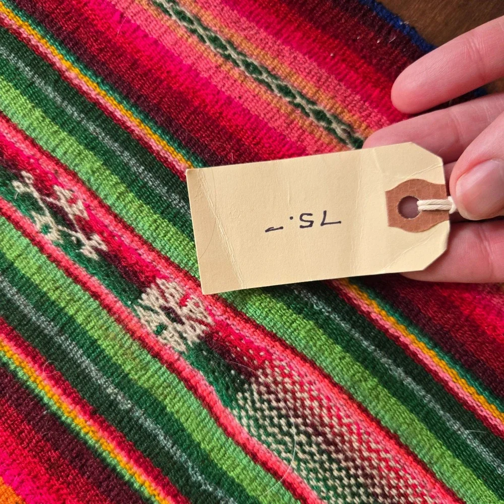 Handmade traditional peruvian