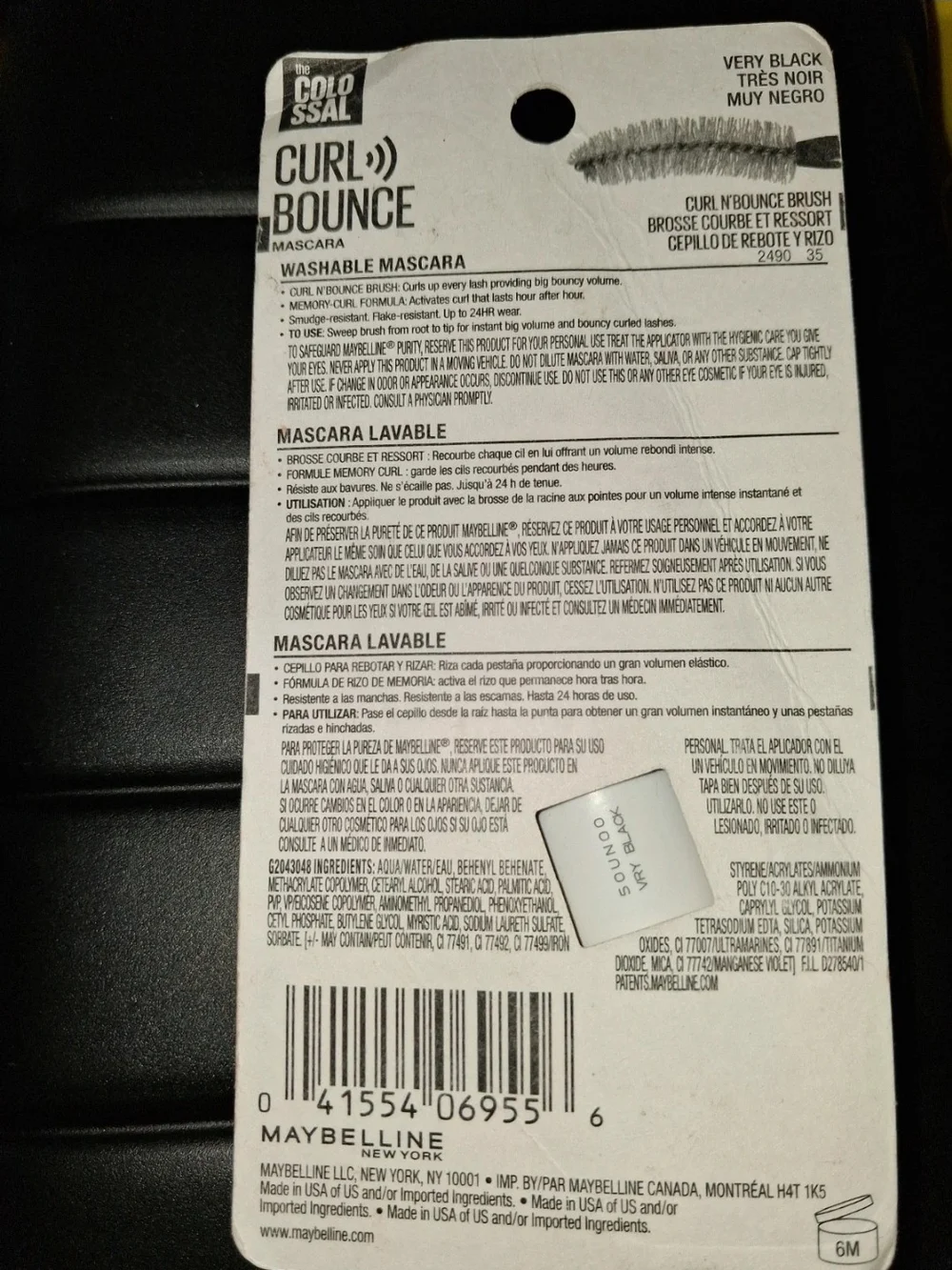 Maybelline colossal curl
