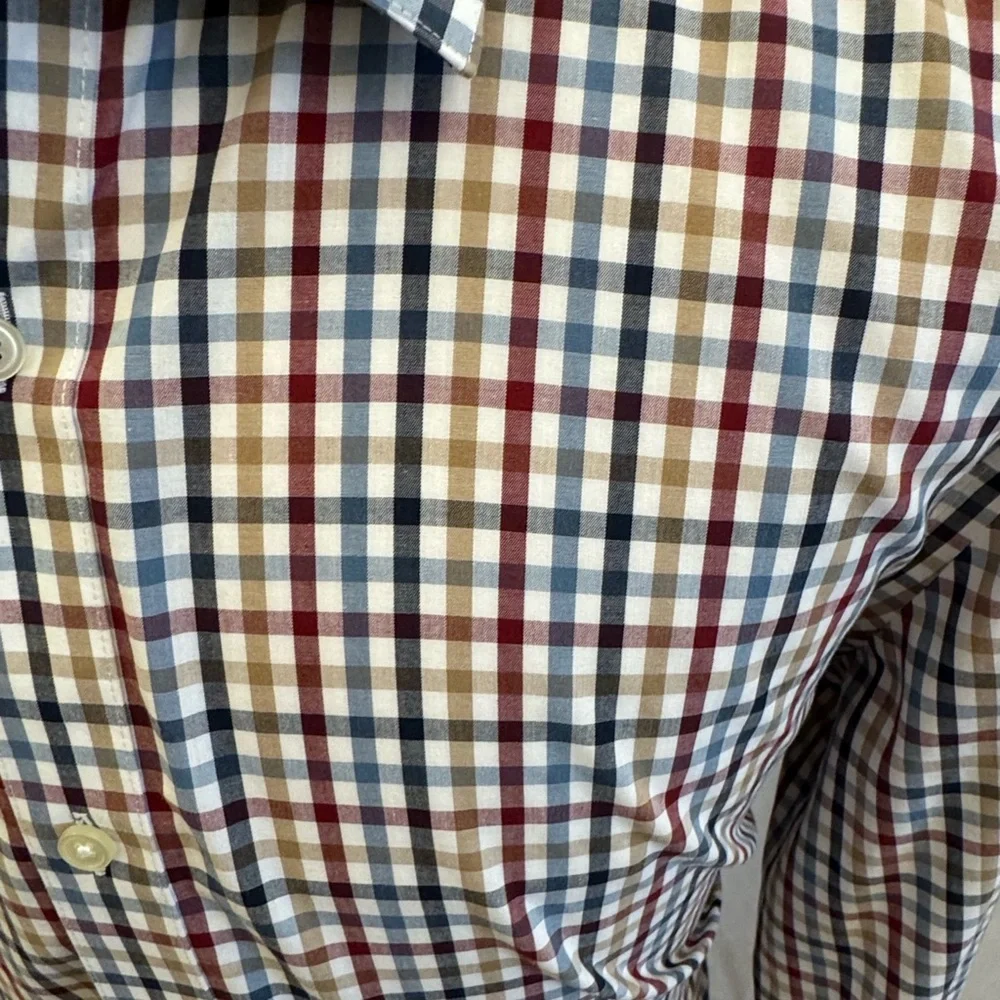 Banana Republic vibrant checkered