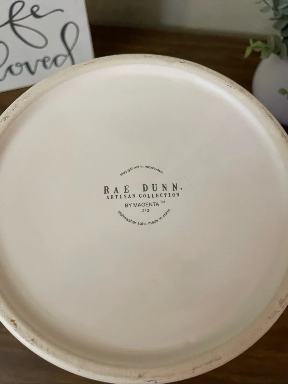 Rae Dunn White 'COOK' Ceramic Utensil Crock