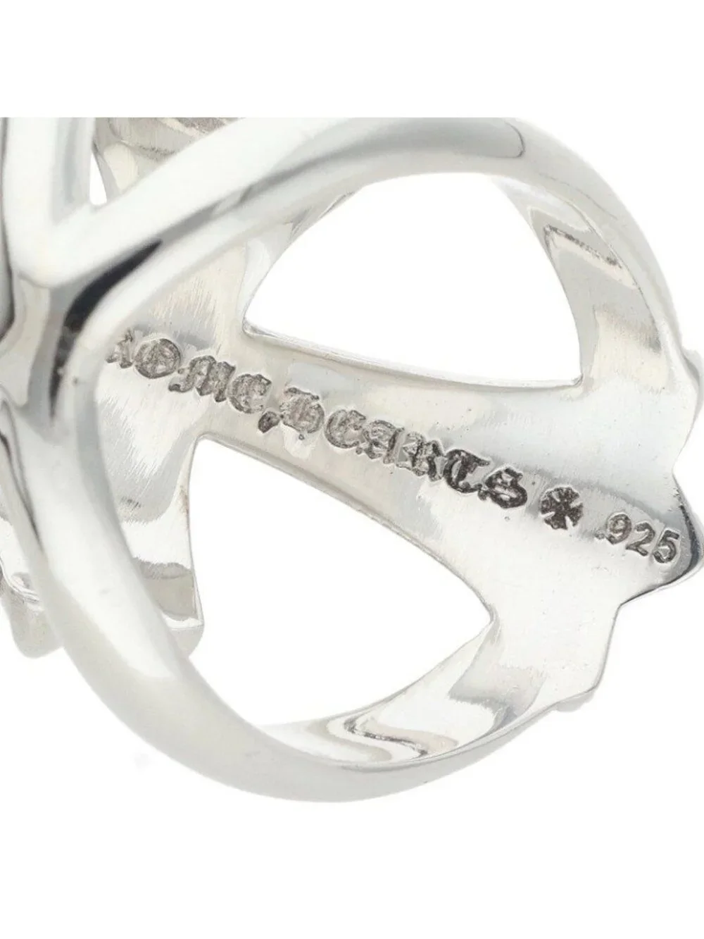 Chrome Hearts Infinity CH Cross Silver Ring