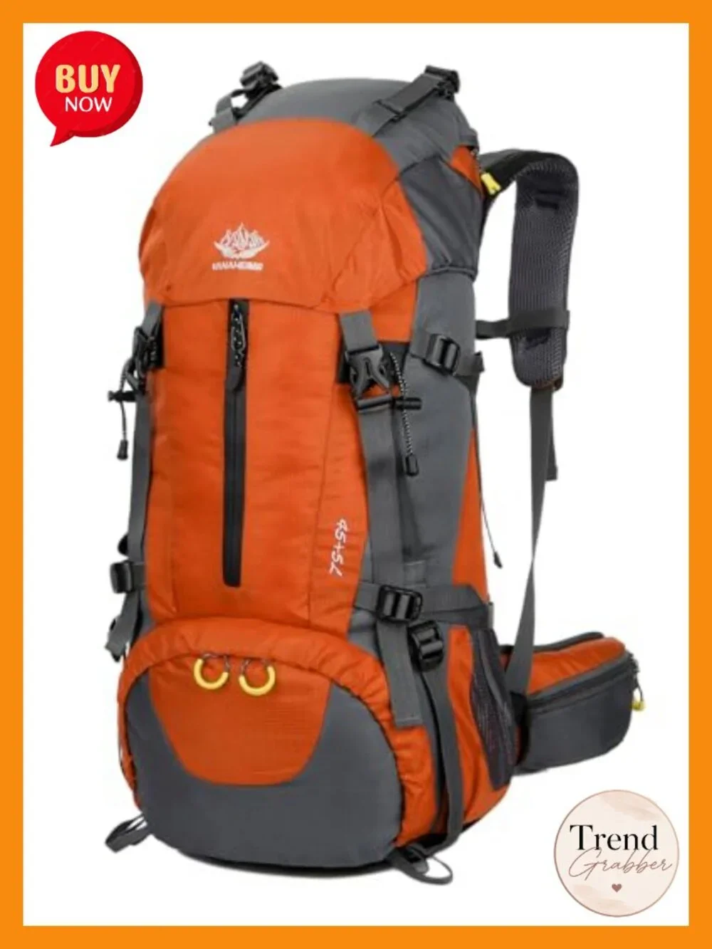 Waterproof Hiking Backpack 50L Ultralight Daypack with Rain Cover
