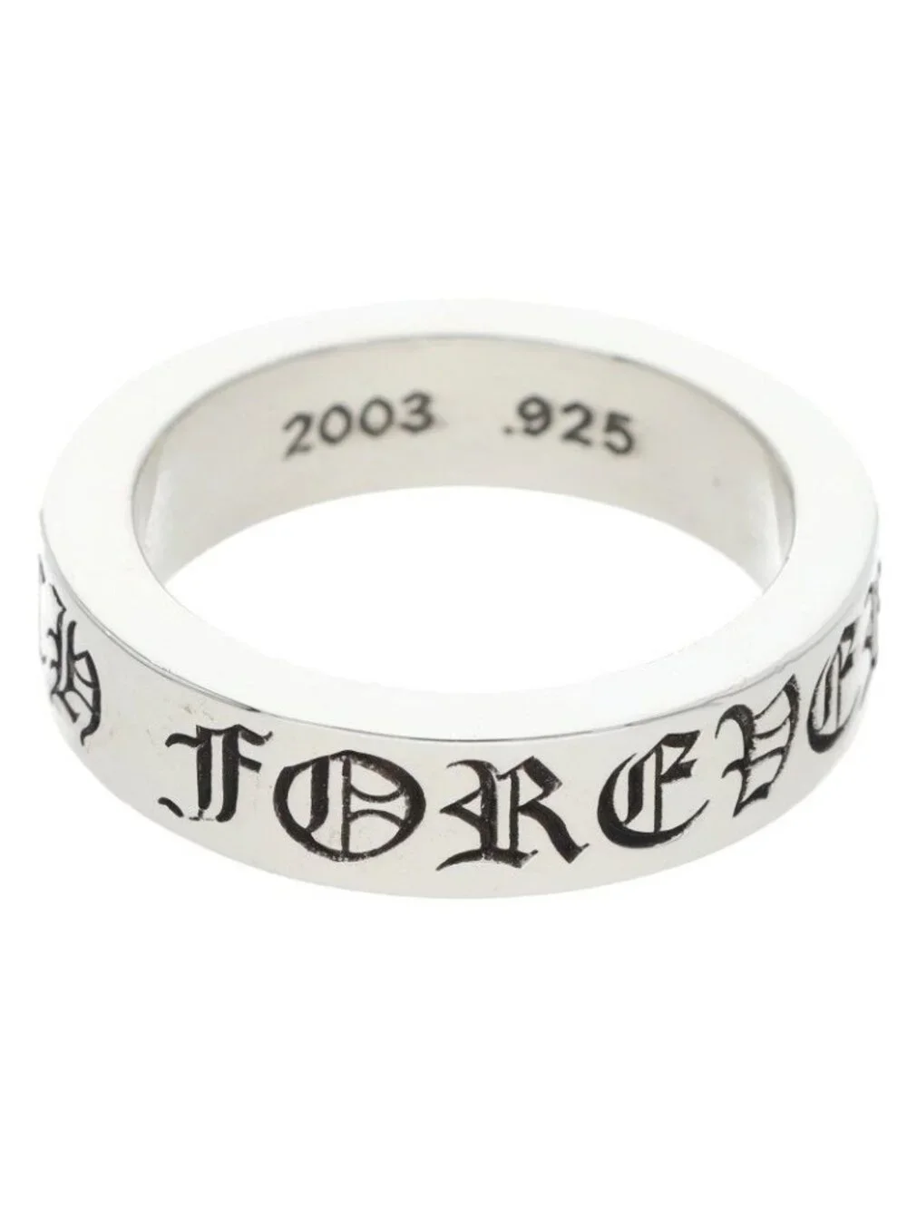 Chrome Hearts Spacer Forever Silver Ring