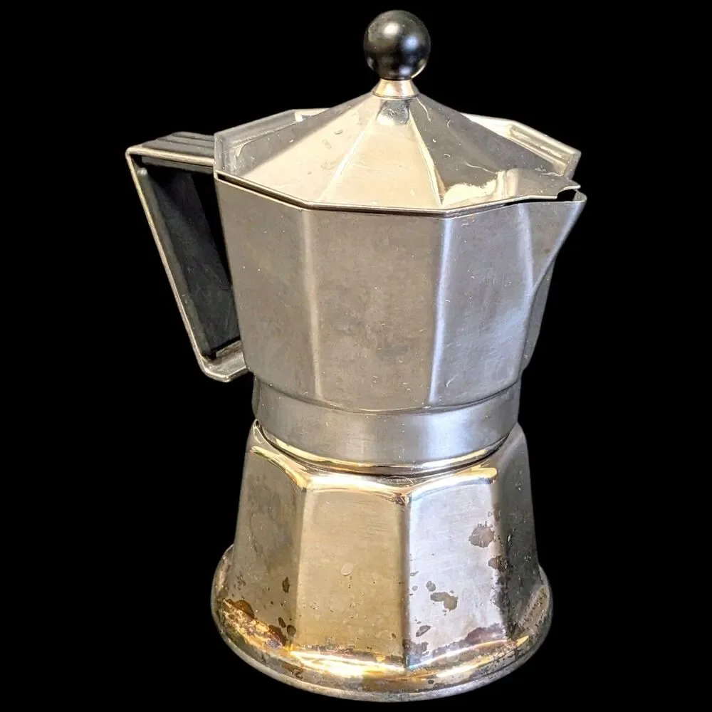 Vev Vigano Klassica Espresso Coffee Maker Italy vintage stainless steel 7