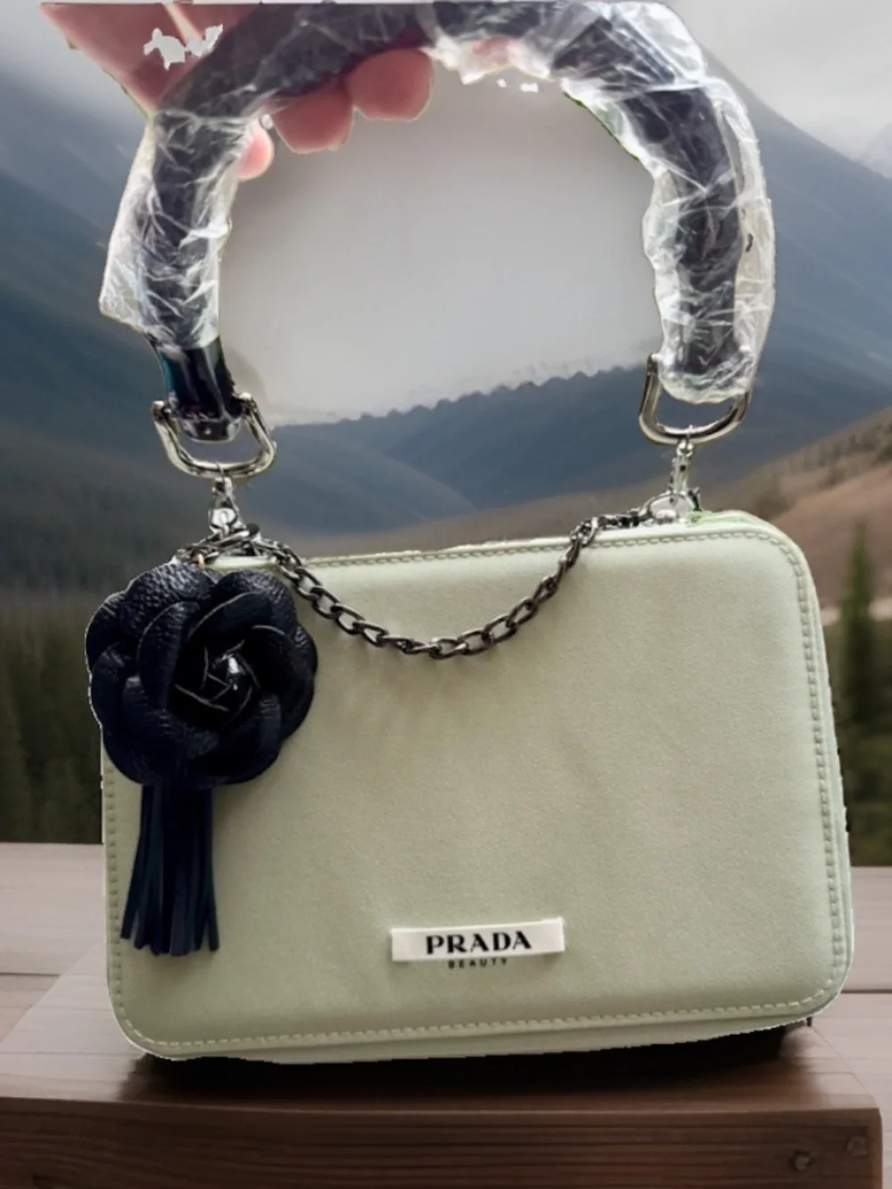 Prada sleek satchel