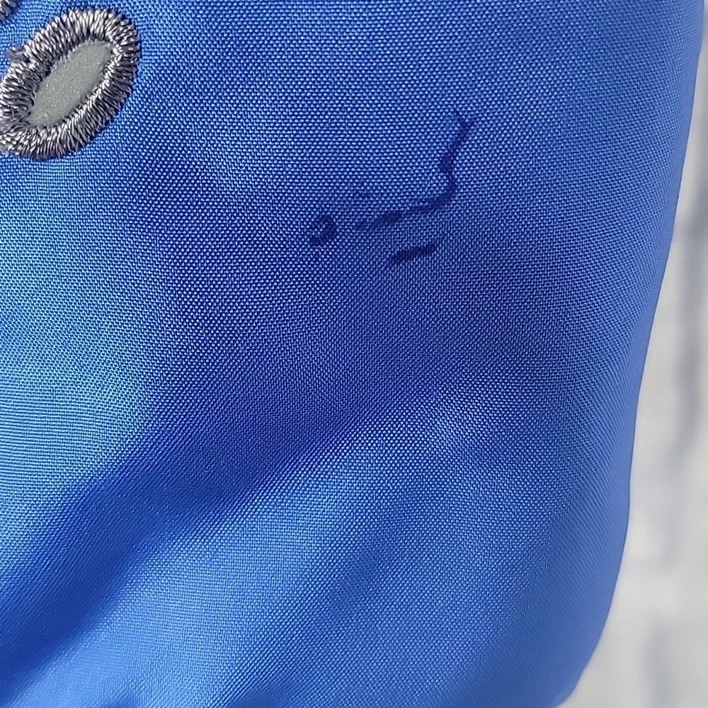 N/A blue nylon