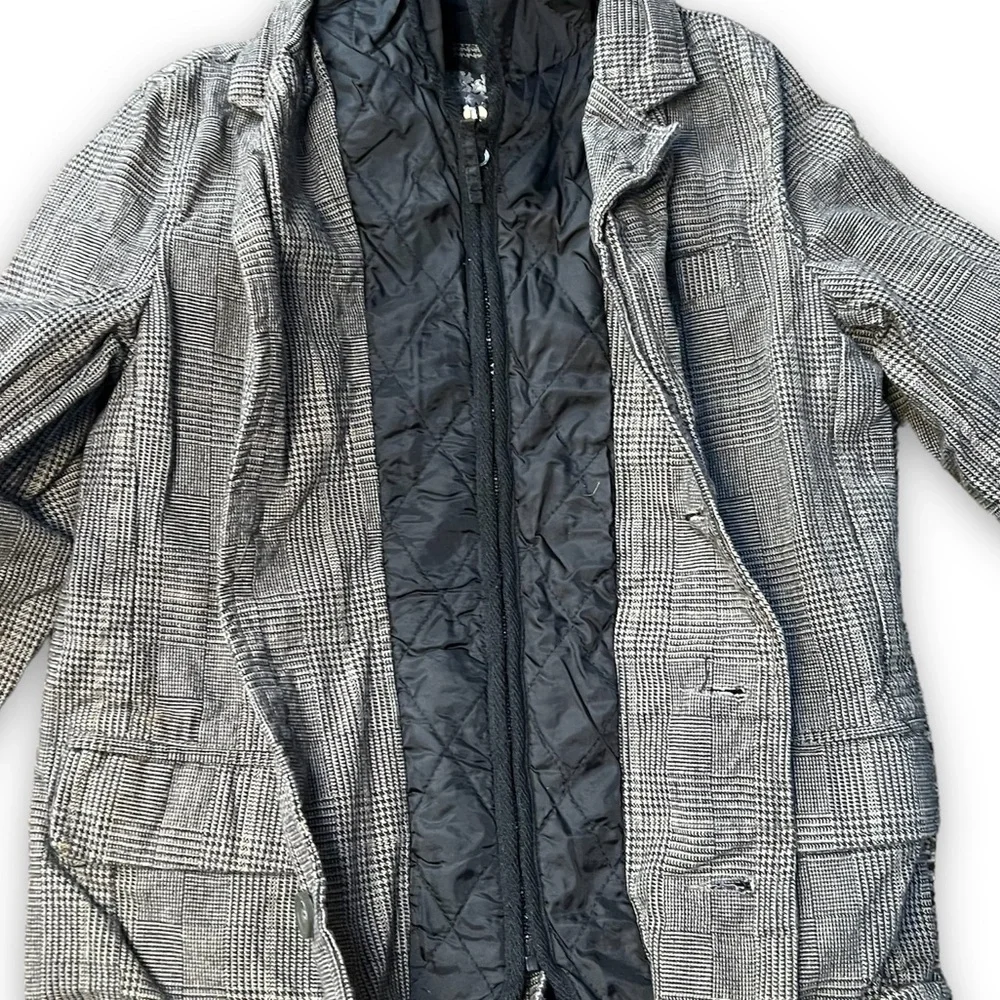 The Children’s Place Houndstooth‎ Plaid 2-in-1 Hooded Jacket 6