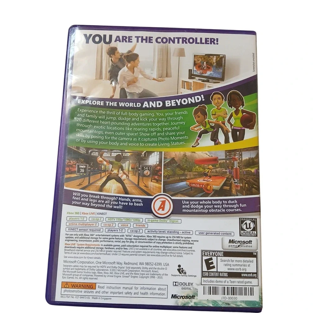 Microsoft kinect adventures