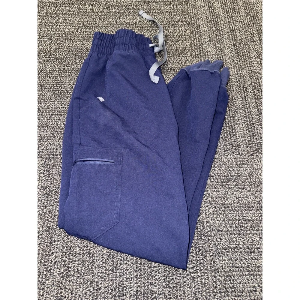 Figs Pants Womens XS‎ Scrub Cade Graphite Blue Cargo Scrub Medical Uniform