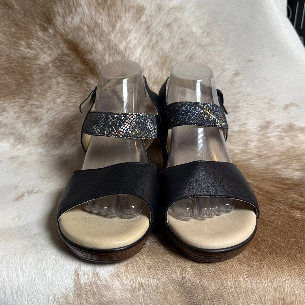 NEW SAS heather wedge Sandal‎ Size 10M B13