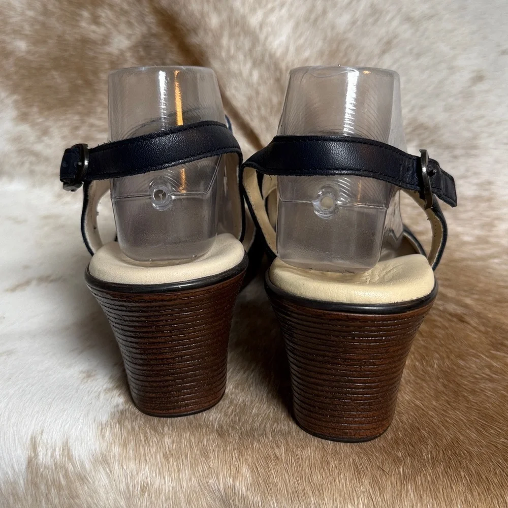 NEW SAS heather wedge Sandal‎ Size 10M B13