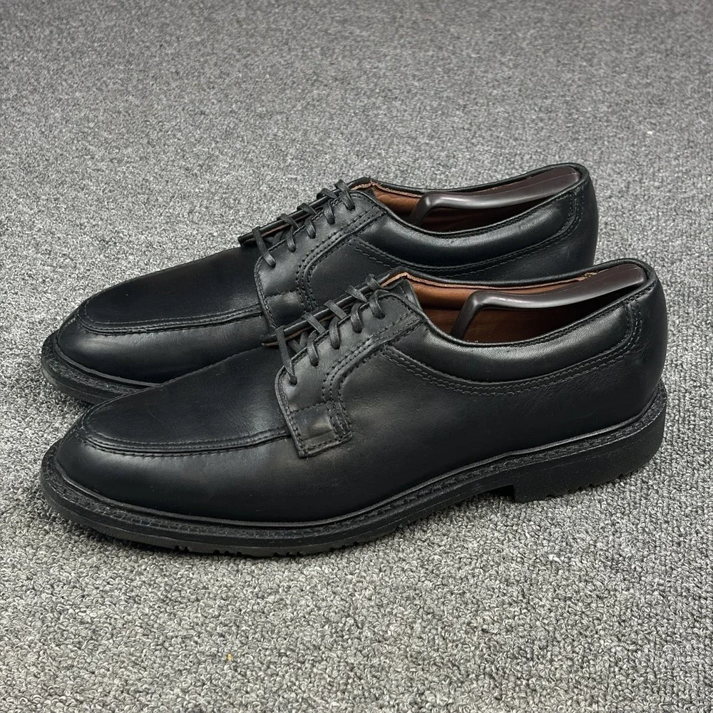 Allen Edmonds Wilbert Black‎ Leather Split Toe Derby Dress Shoes Mens Sz 10.5 C