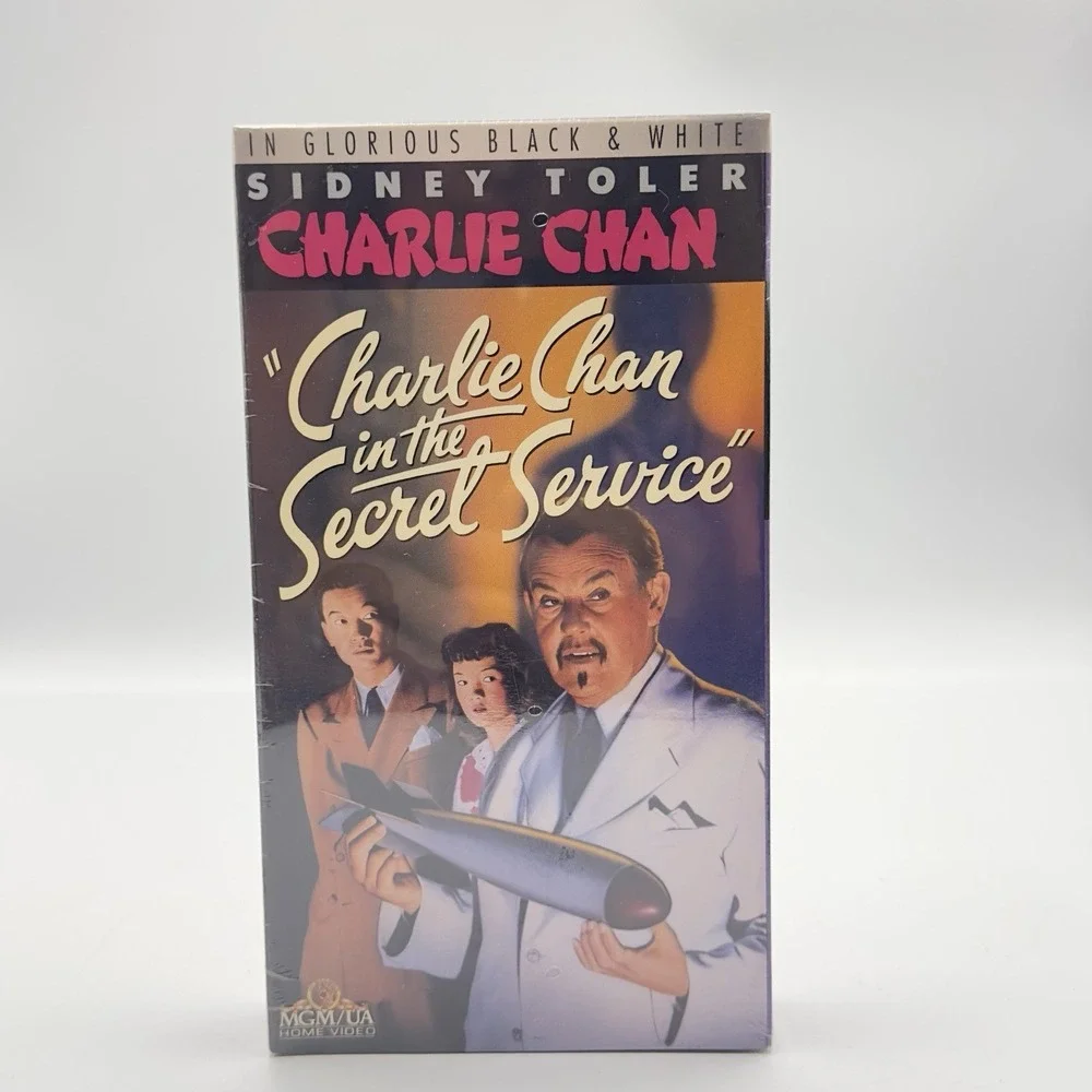 Charlie‎ Chan In The Secret Service VHS 1993 Sidney Toler as Charlie Chan SEALED