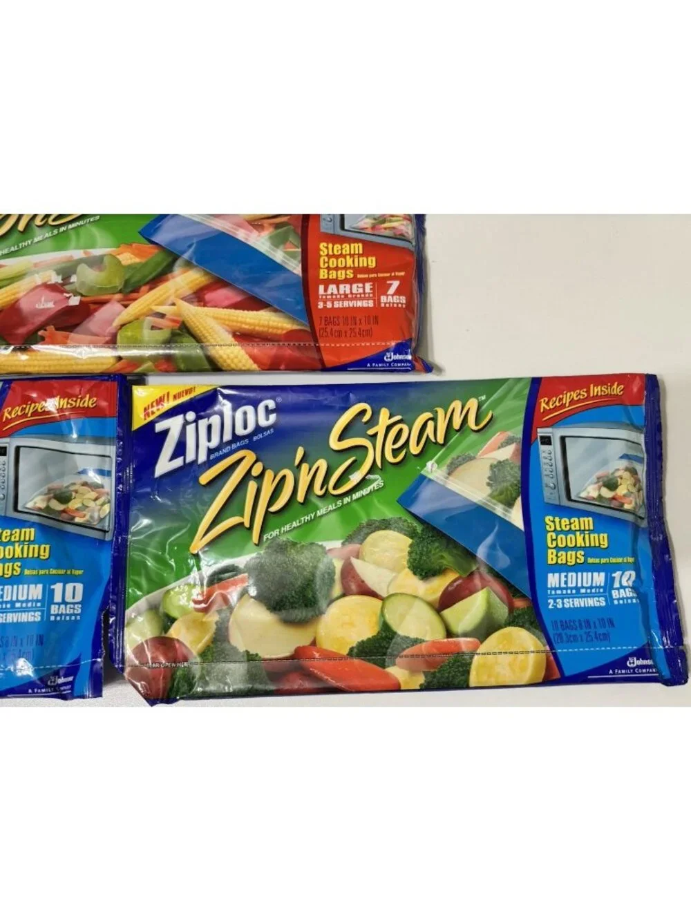 Ziploc new packages