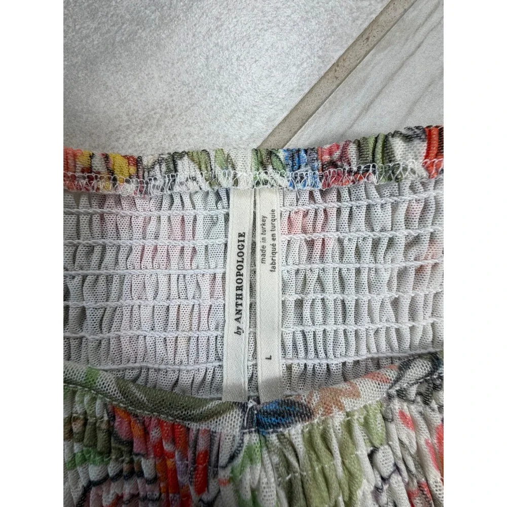 Anthropologie smocked floral