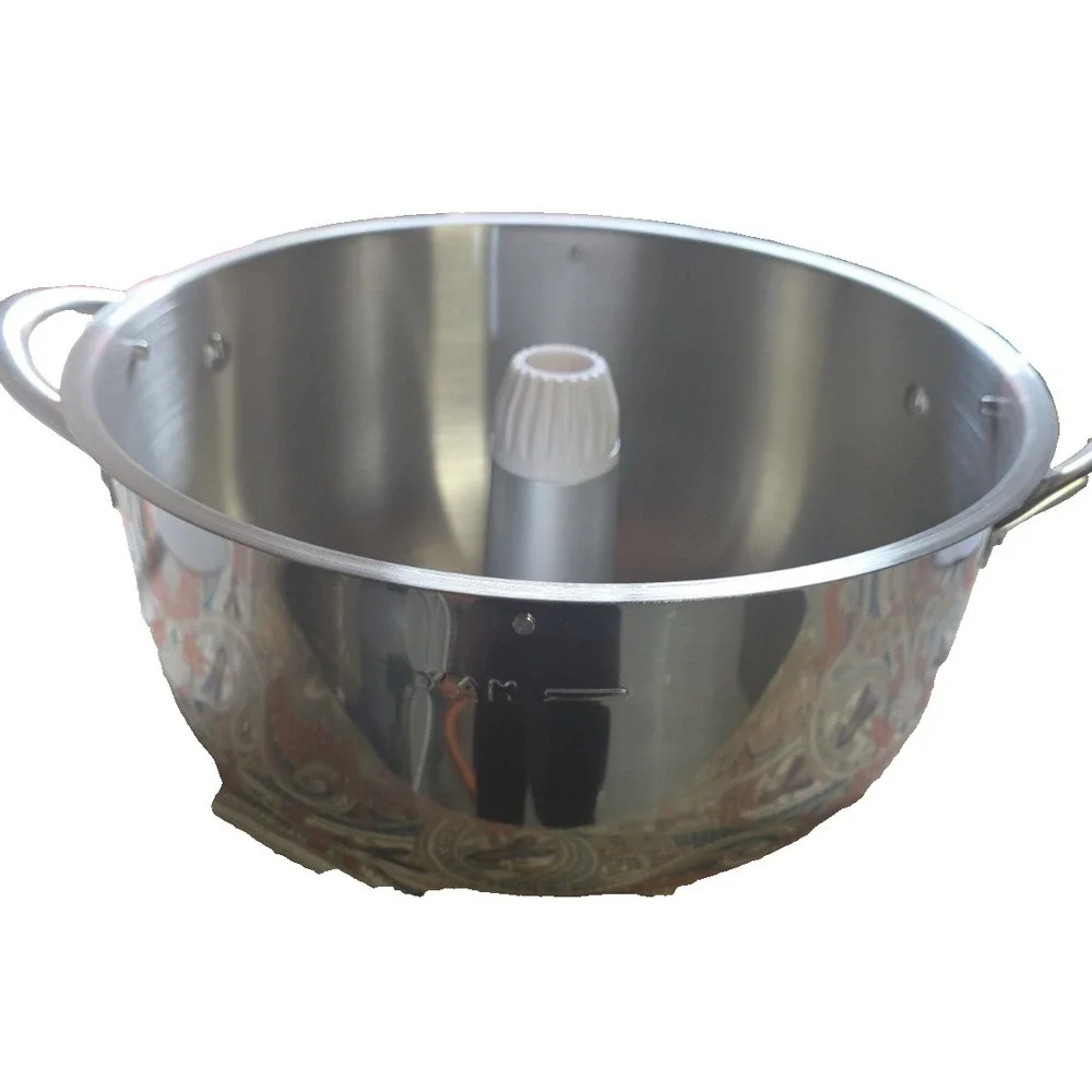 Paula Deen 7qt Food Prep Station Mixing Bowl w/cover Stainless‎ Steel NIB