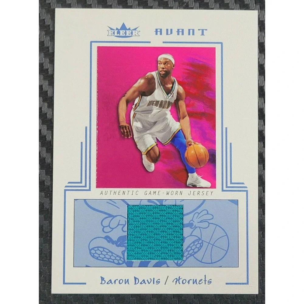 2003-04 FLEER AVANT BARON DAVIS‎ GAME WORN JERSEY #D 383/400