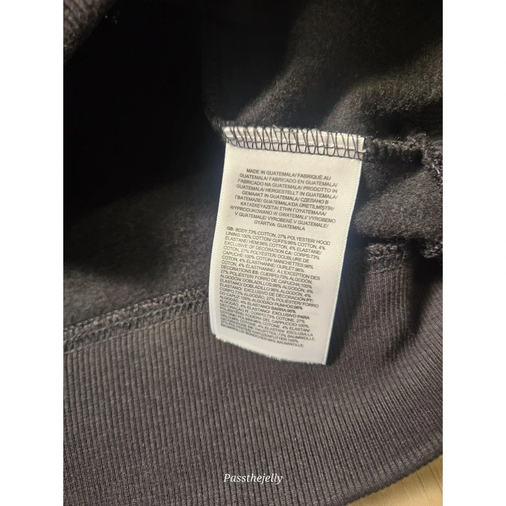 North Face Hoodie Mens Medium Black Graphic Pullover Sweatshirt‎ Outdoor Street