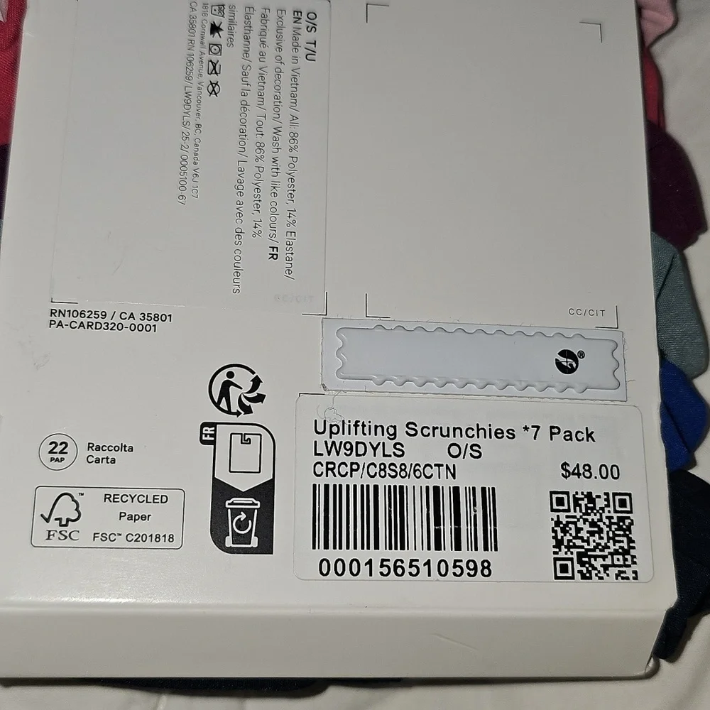 lululemon athletica nwts pack