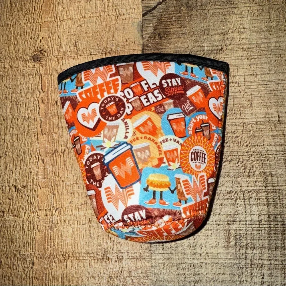 Whataburger‎ Koozie 4 1/2” tall Excellent condition
