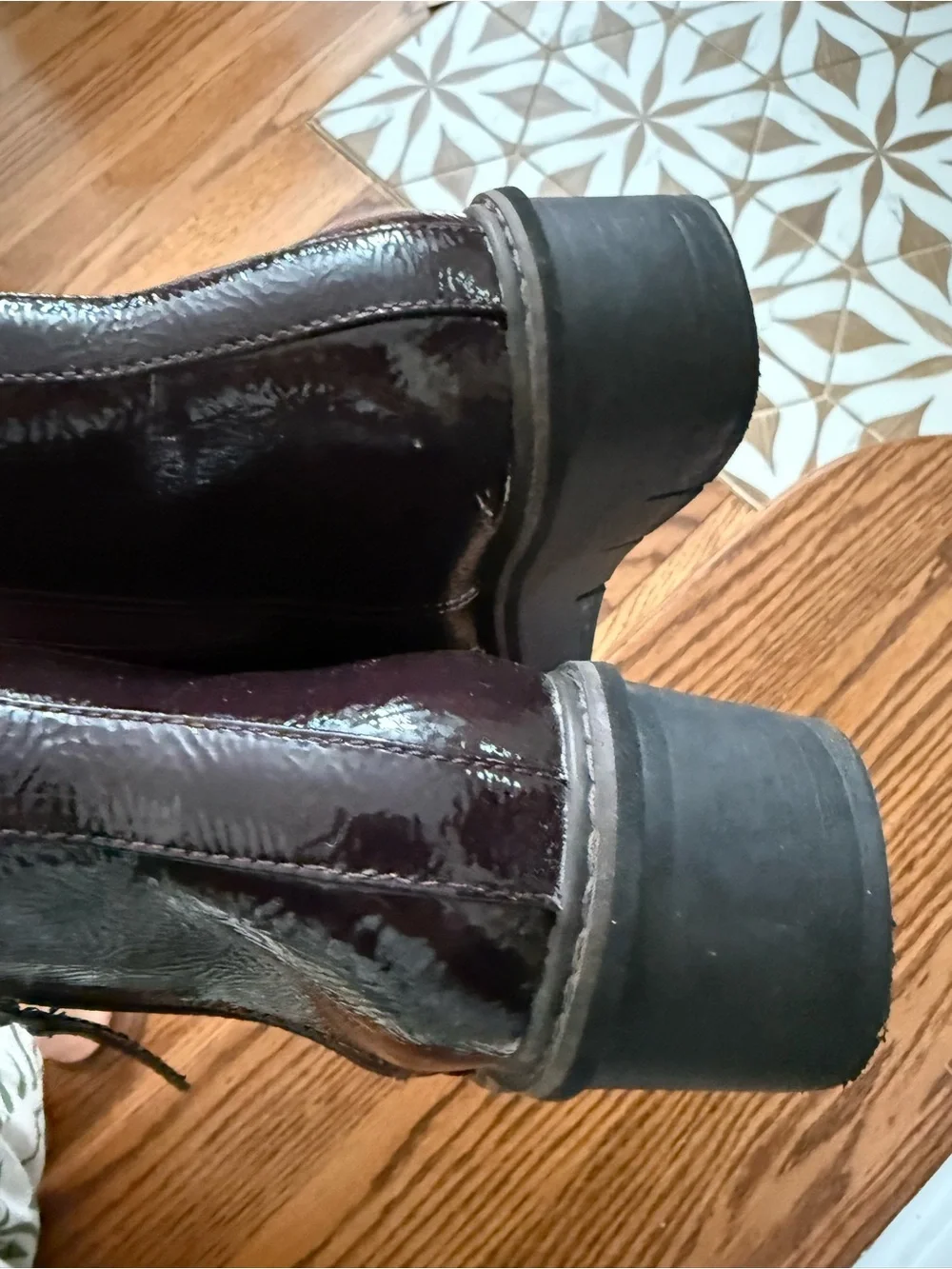 N/A burgundy clark’s