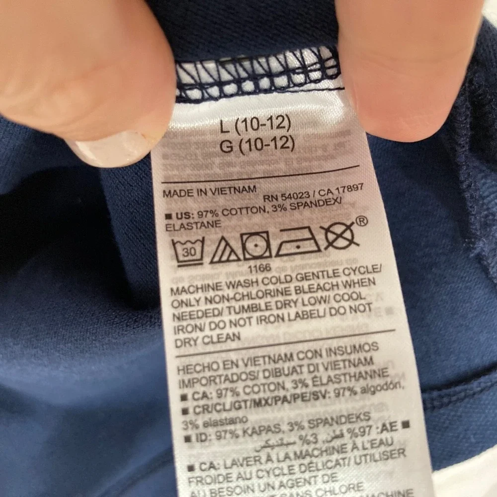 Old Navy pictures blue sleeve