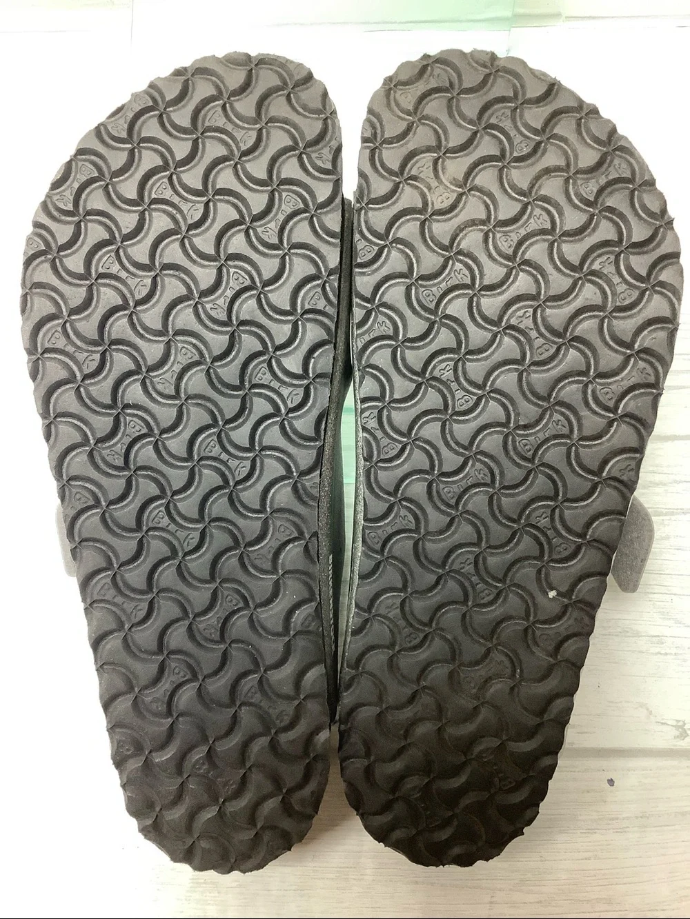 Birkenstock sparkling silver