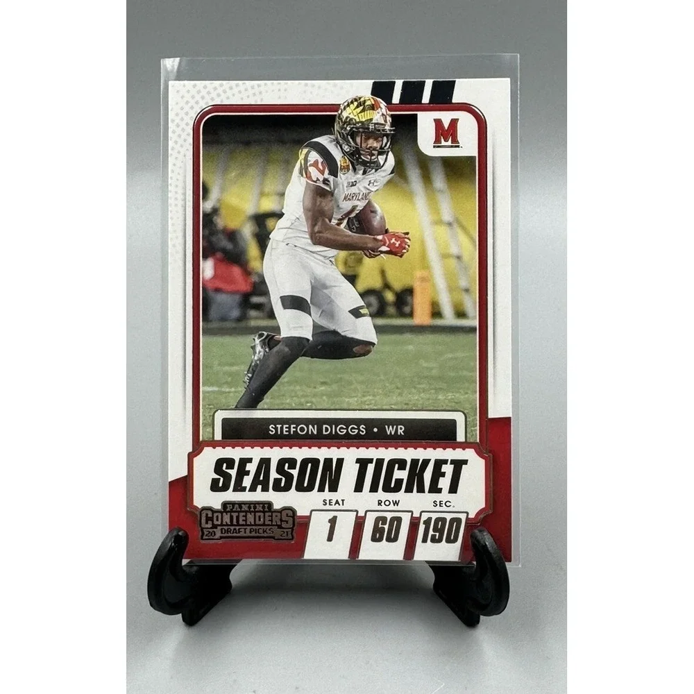 Stefon Diggs 2021 Panini Contenders Draft Picks Game Ticket #31 Maryland Terps‎