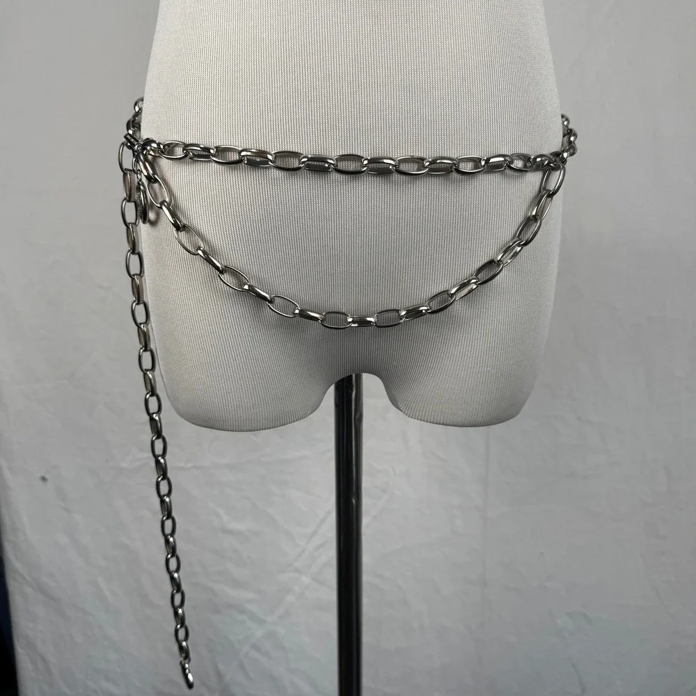 Michael Kors polished silver