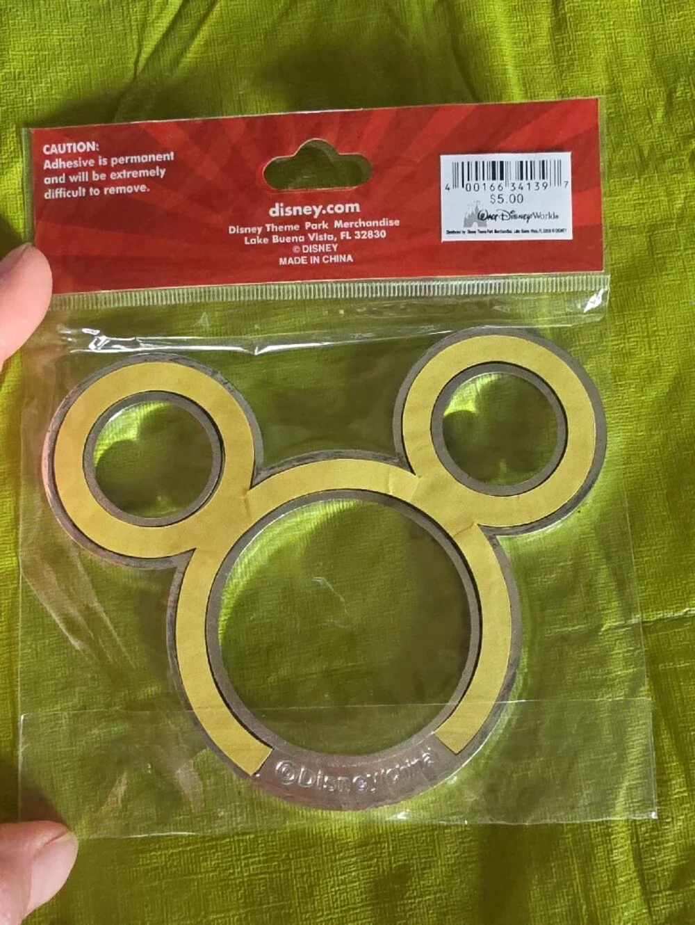 Disney glittered mickey