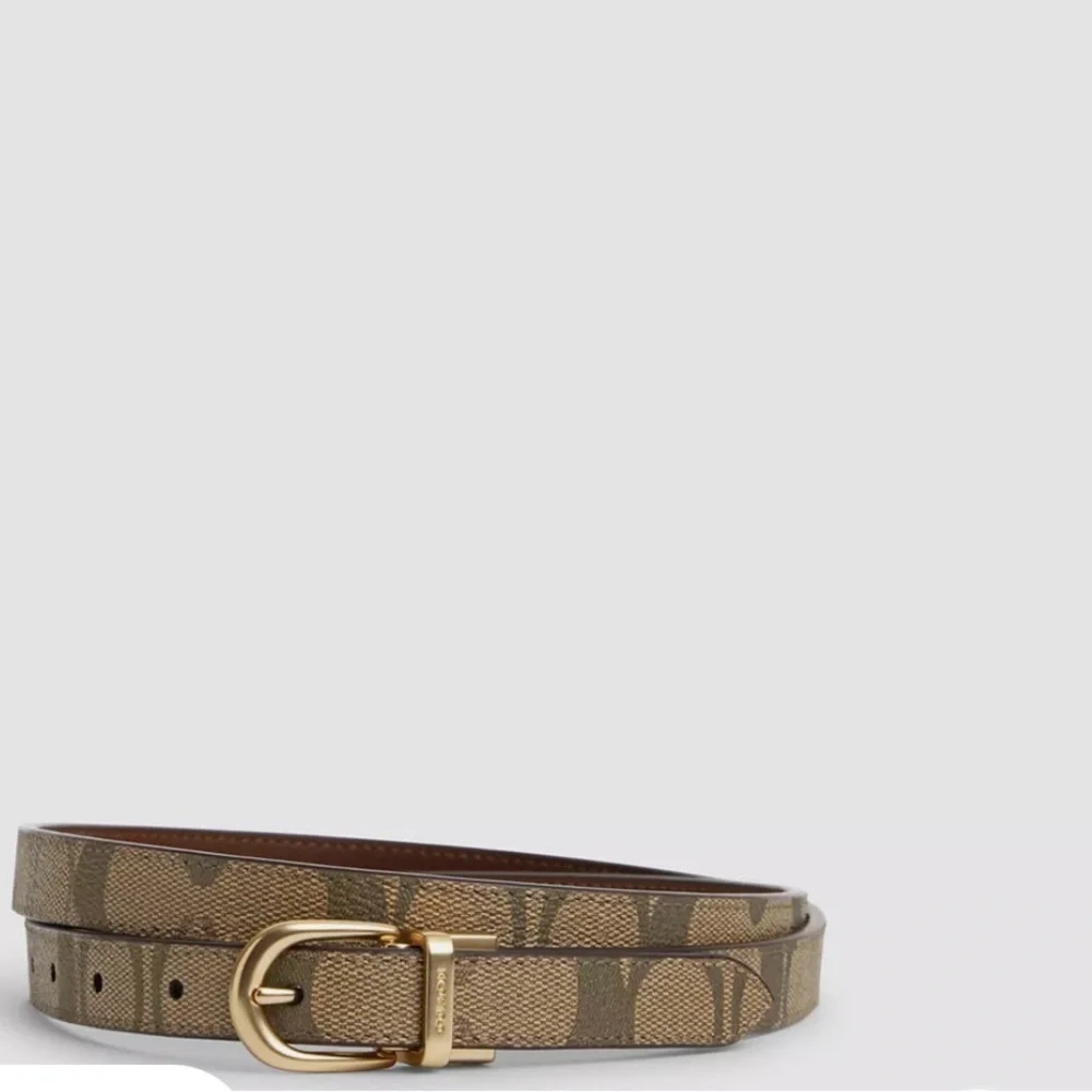 Coach signature coated