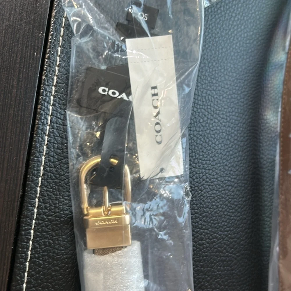 Coach signature coated