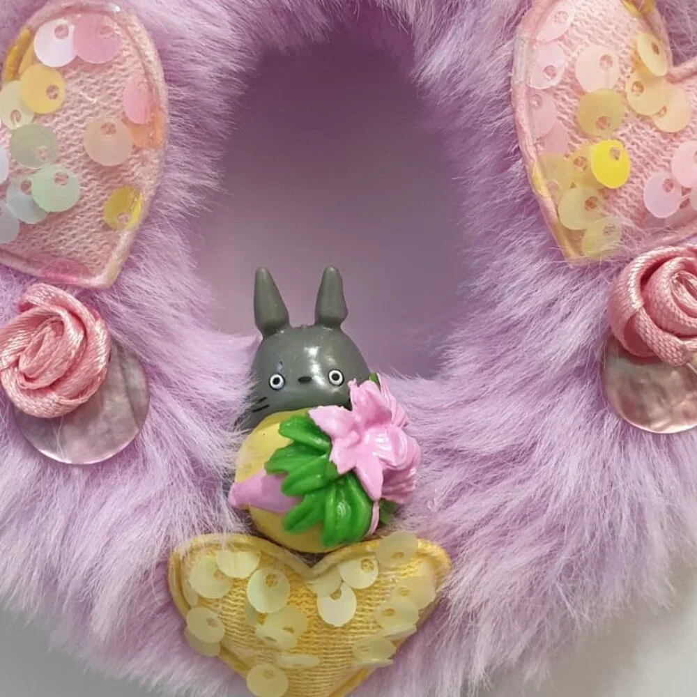 Totoro handmade pink