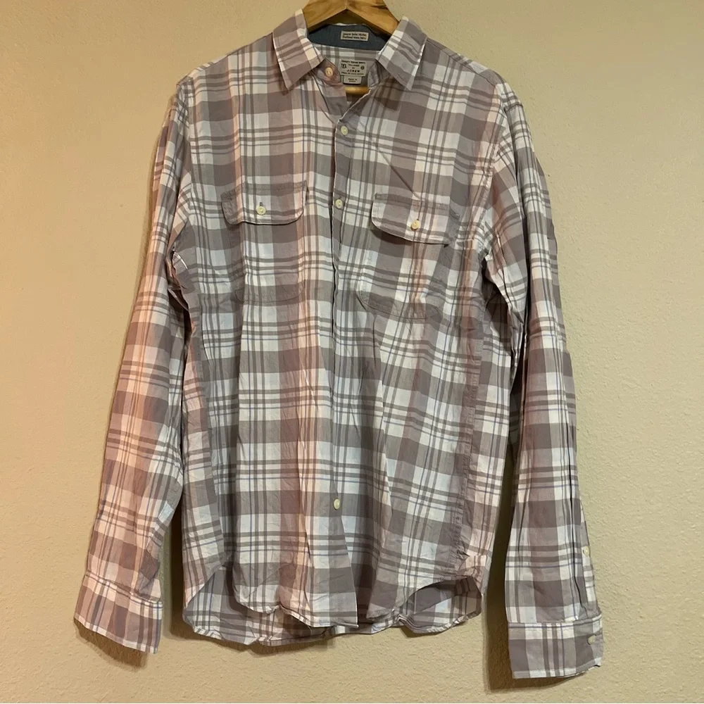 J.Crew Plaid 100% Cotton‎ shirt