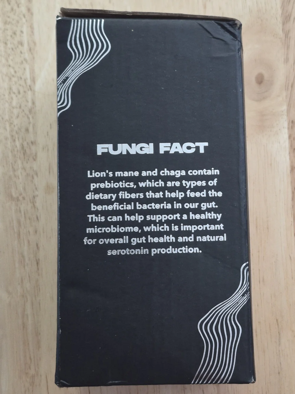 Black Mushroom Coffee Stash Container
