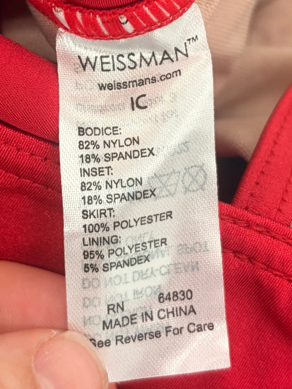 Weissman dress performances