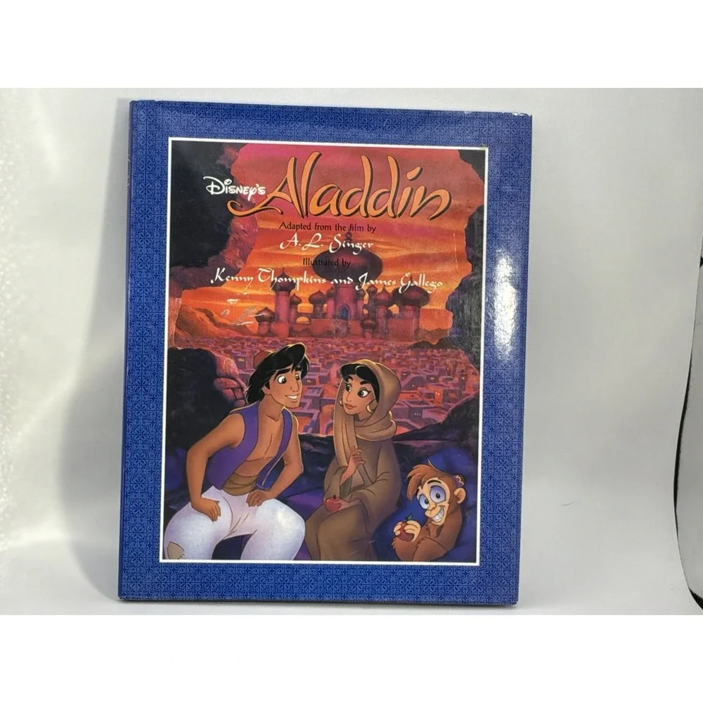 Disney's Aladdin A. L. Singer I'll Kenny Thompkins James Gallego 1998 1st Editio