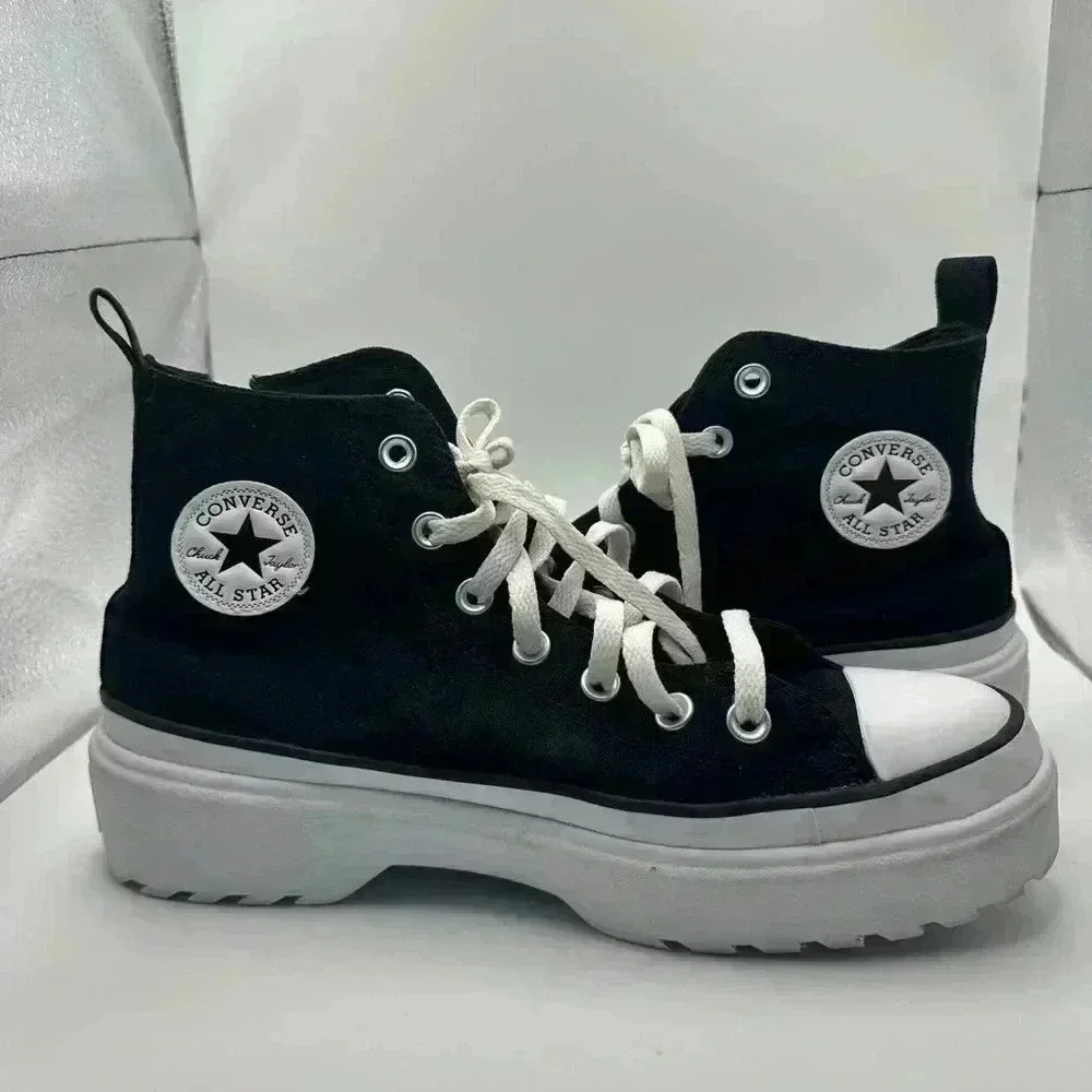 Converse Chuck Taylor All Star Lugged Hi Top Platform Shoes Women’s 8.5 Black