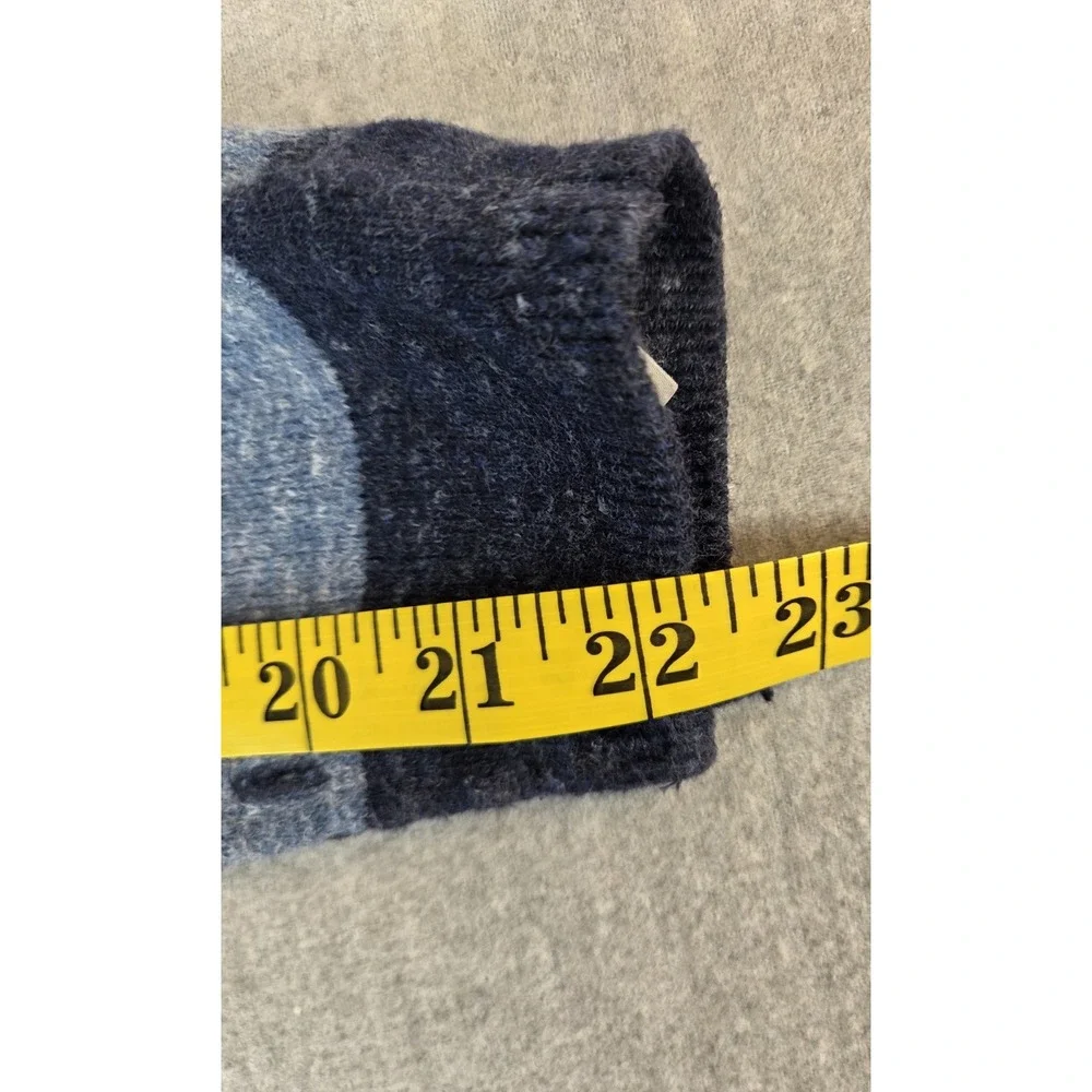 GAP Baby Footless One Piece‎ 6-12 Mos Stretch Navy Heather Teddy Bear Logo Cozy