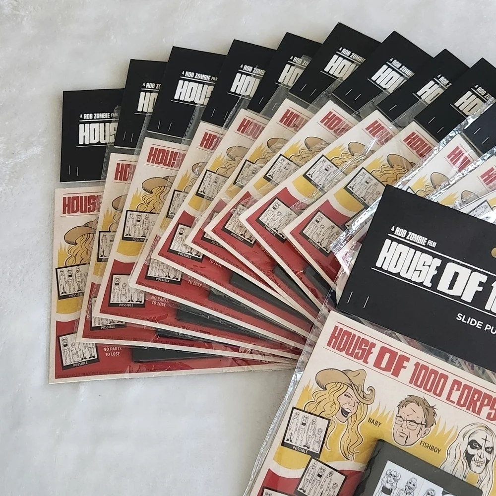 🧩House of 1000 Corpses Slide Puzzle Lot – 20 Pieces – NWT – Rob Zombie Collect
